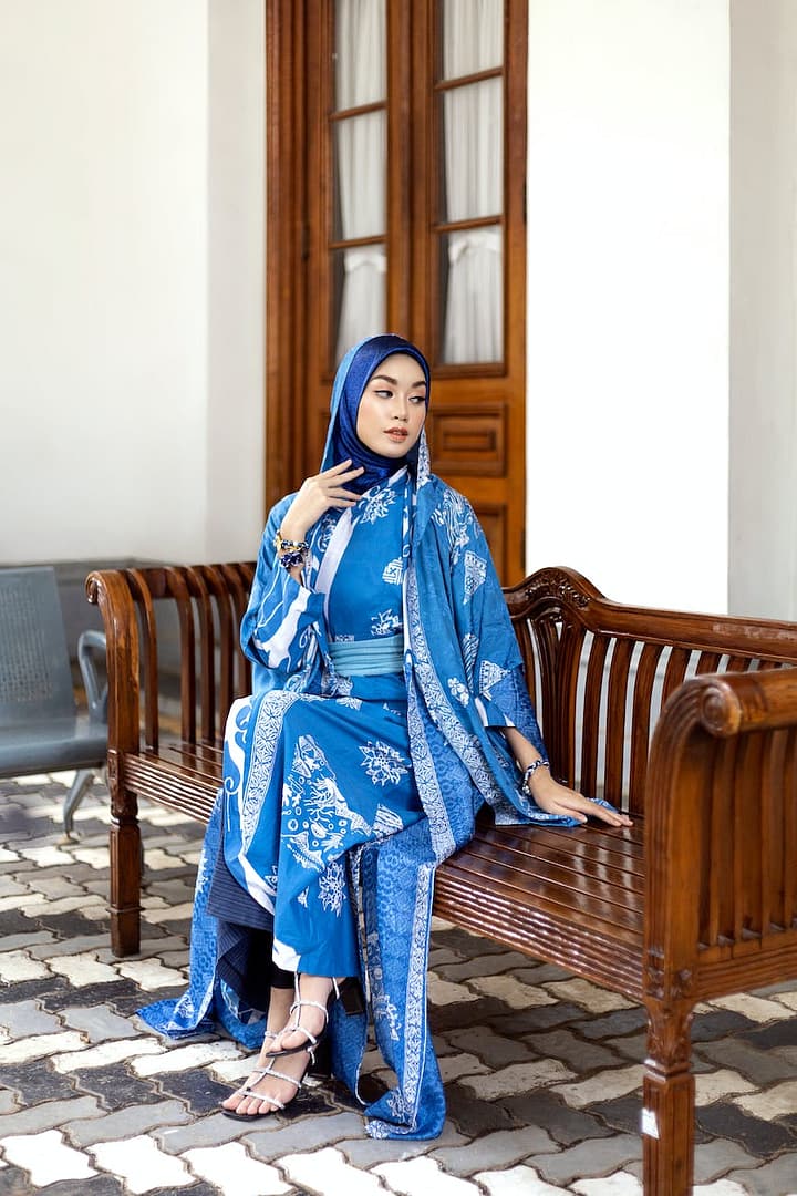 batik hijab modern